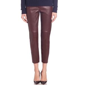 Theory Thaniel Leather Pants